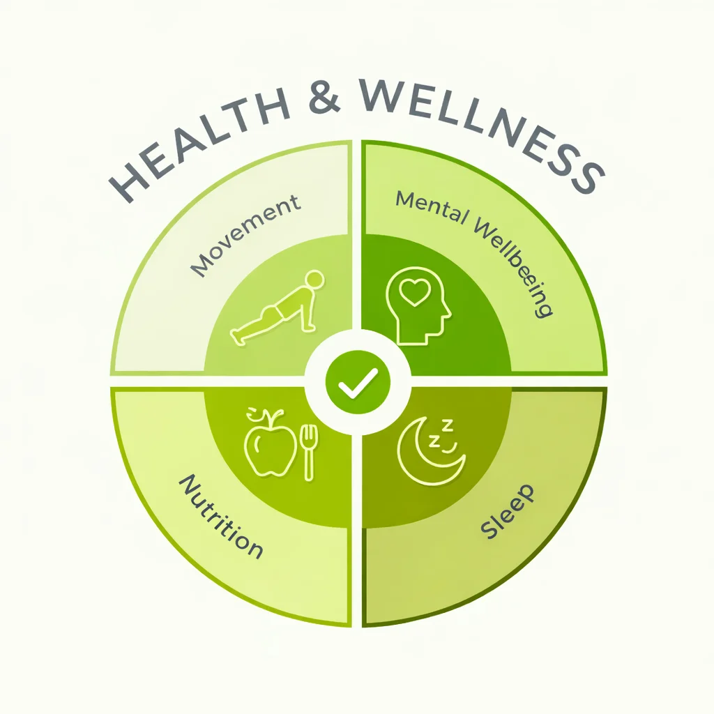 Health and wellness wheel